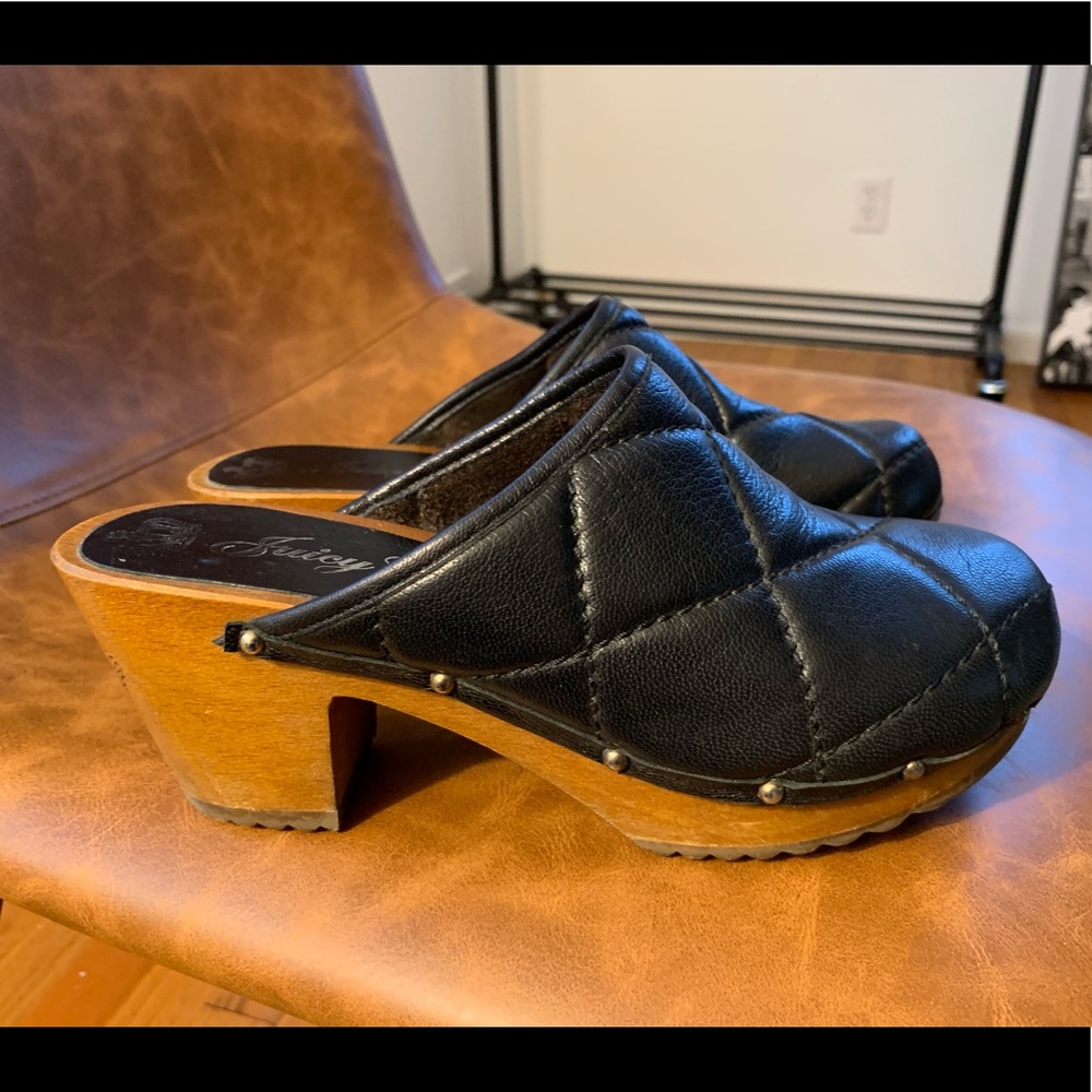 Juicy Couture quilted clog